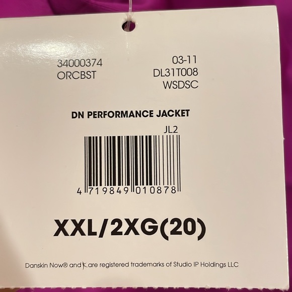 DANSKIN NOW. magenta Jacket! - Picture 5 of 7